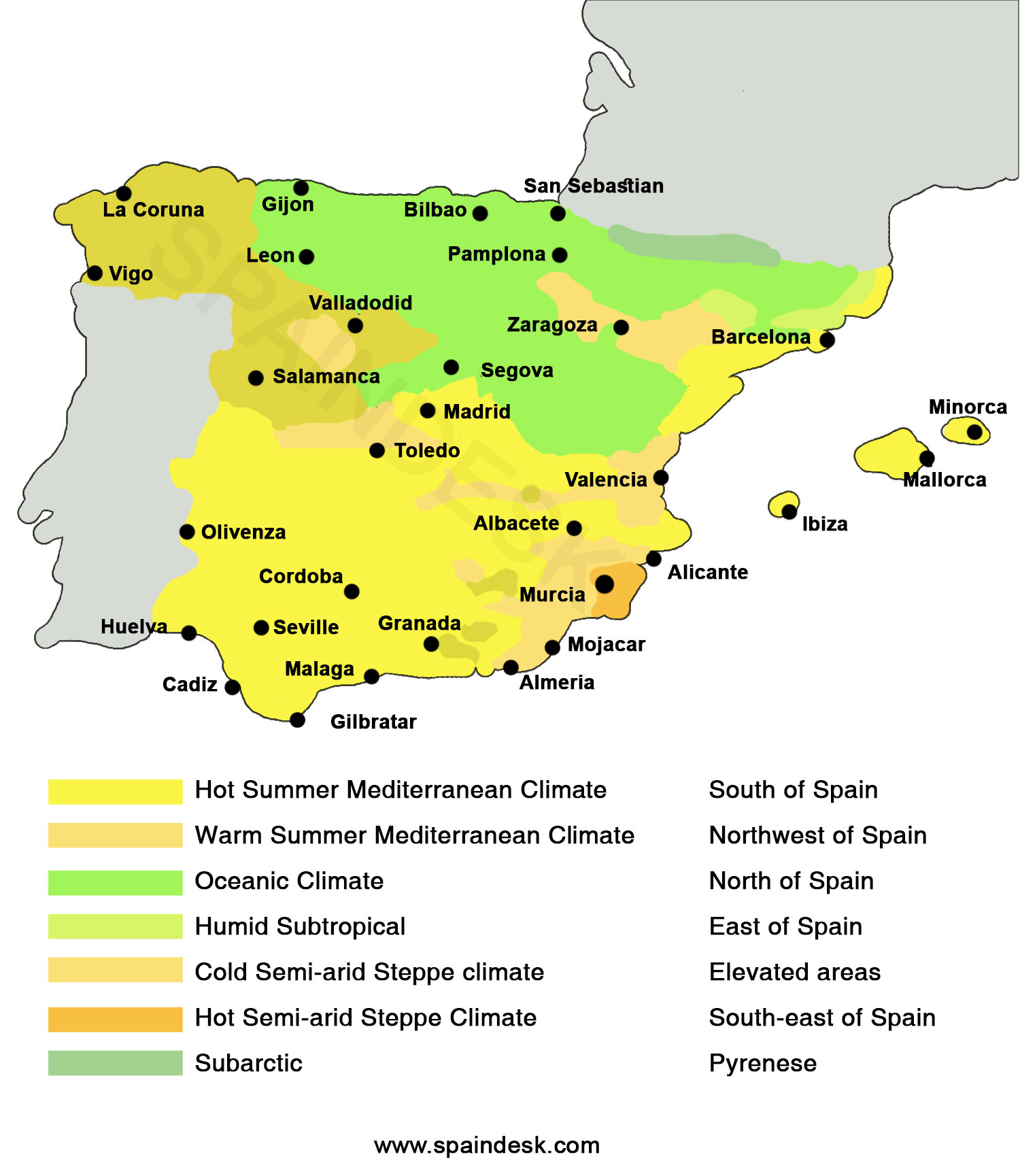 Klimaat In Spanje Soorten En Locaties Besproken SpainDesk